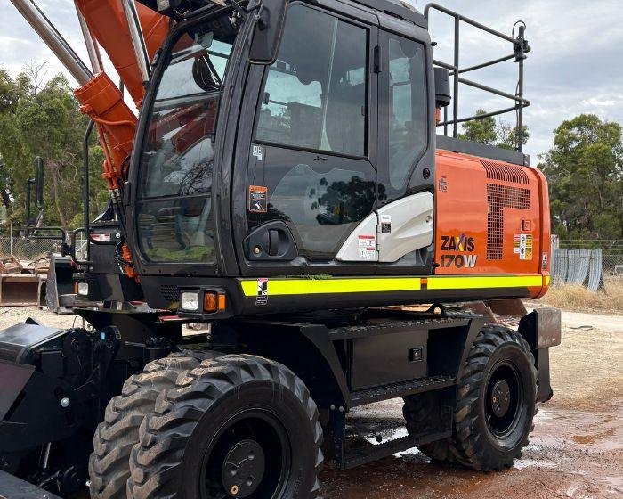 excavator detailing heavy equipment